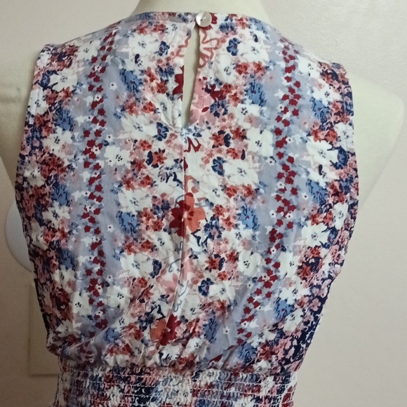 Jessica Simpson Women's Sleeveless Floral Flowy Dress sz S - Picture 6 of 8